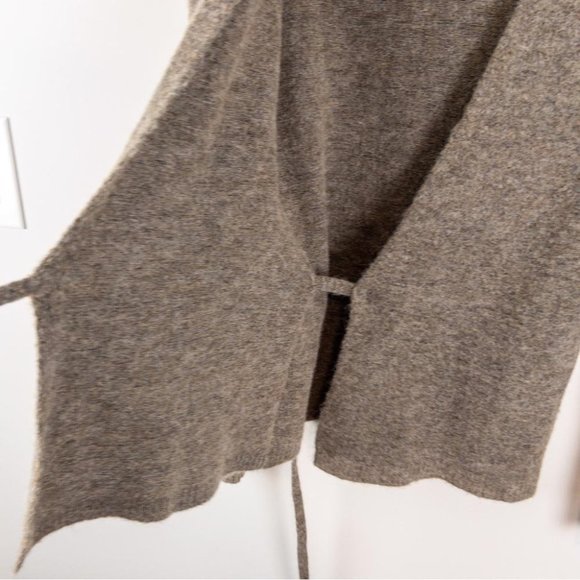 Wilfred Free Womens Taupe Gigi Wrap Sweater - Size XS - Picture 6 of 11